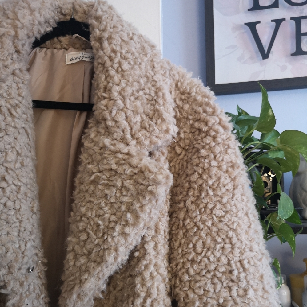 H&M Teddy coat
